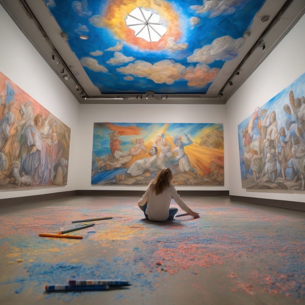 The Last Thing She Drew with Crayons