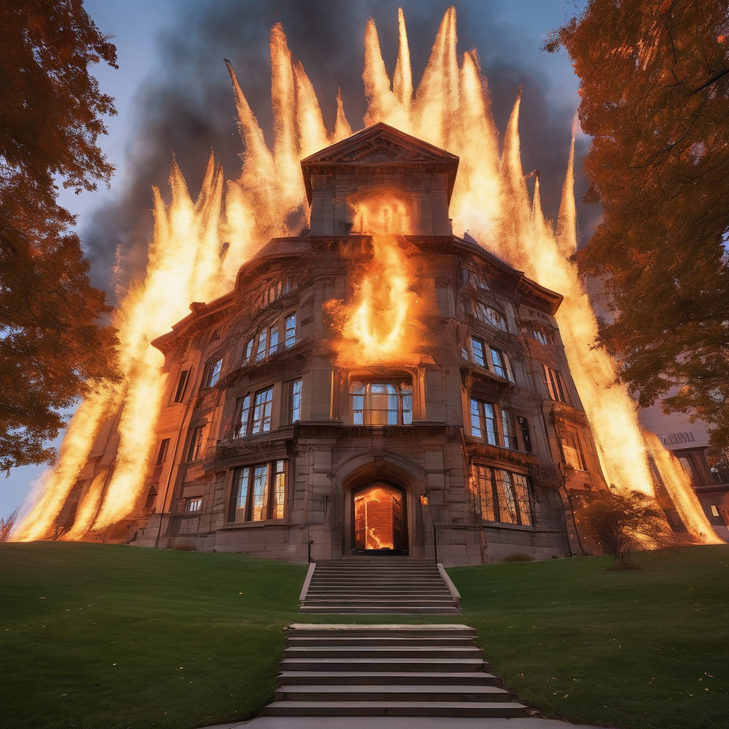 The Last Library Burns at Dawn