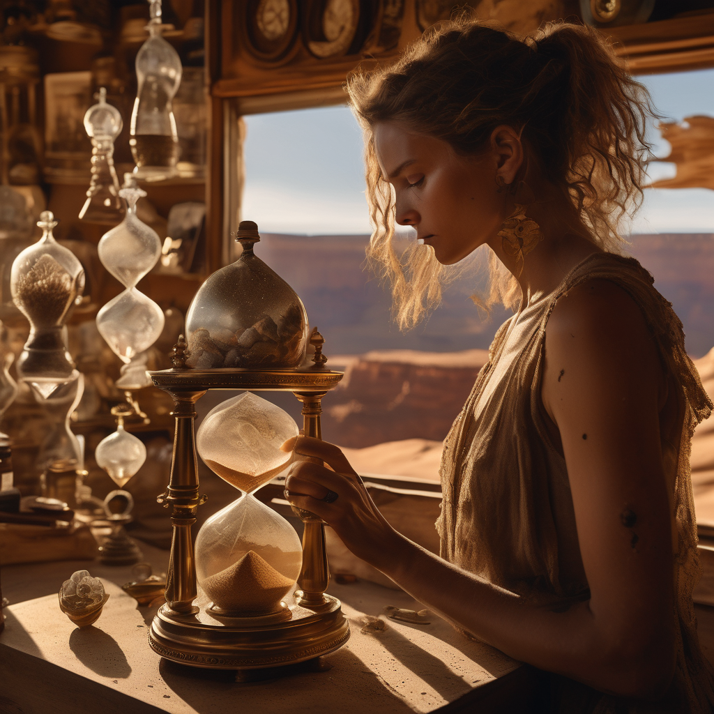 Echoes of Eternity in a Quantum Hourglass